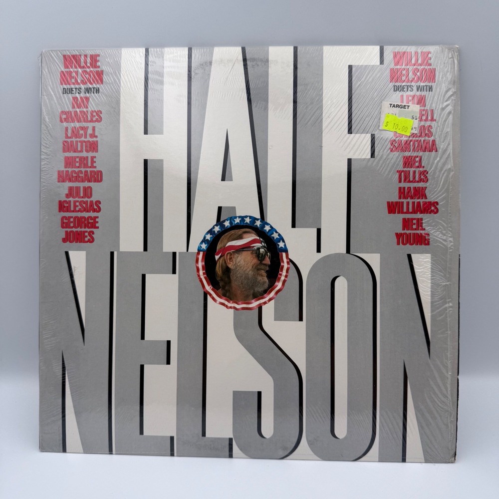 Willie Nelson Half Nelson Vinyl LP Duets Ray Charles Neil Young 1985 FC 39990